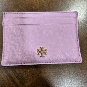 Tory Burch Emerson slim card case 💜